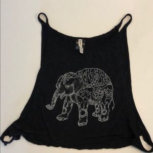 Emma & Sam Elephant Crop Top